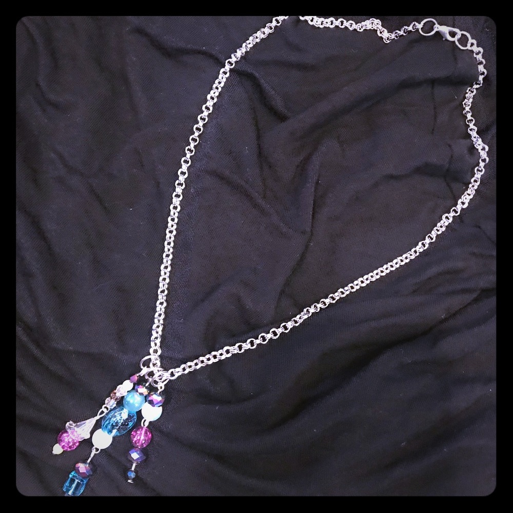 Glass bead necklace